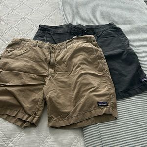 2 pairs of men’s Patagonia cotton shorts